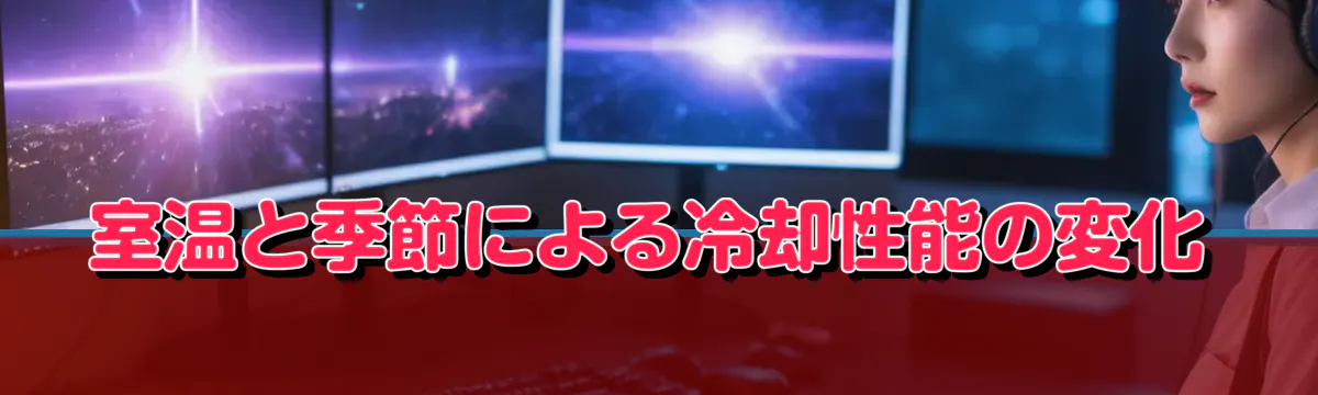 室温と季節による冷却性能の変化