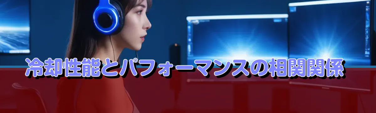 冷却性能とパフォーマンスの相関関係