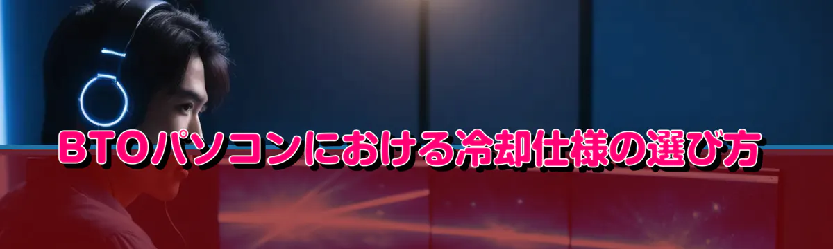 BTOパソコンにおける冷却仕様の選び方