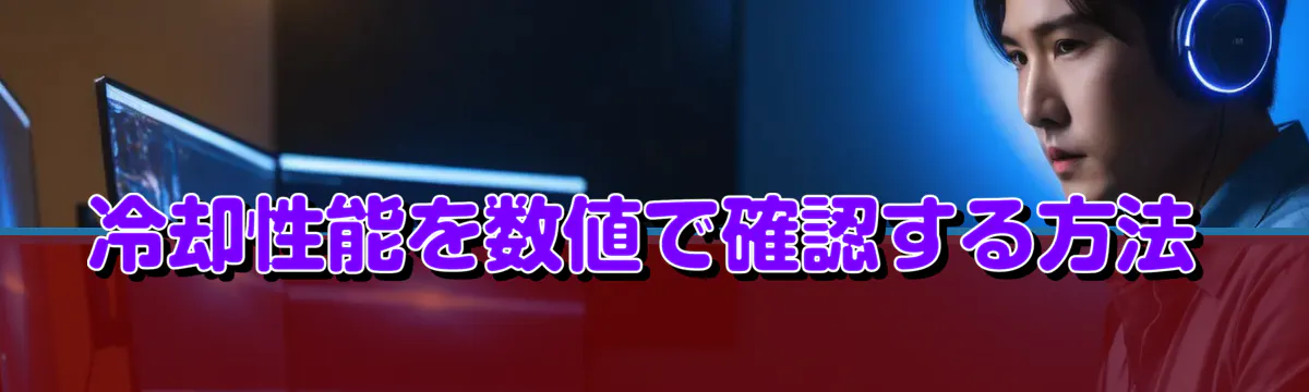 冷却性能を数値で確認する方法