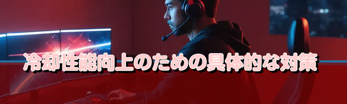 冷却性能向上のための具体的な対策