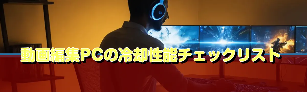 動画編集PCの冷却性能チェックリスト