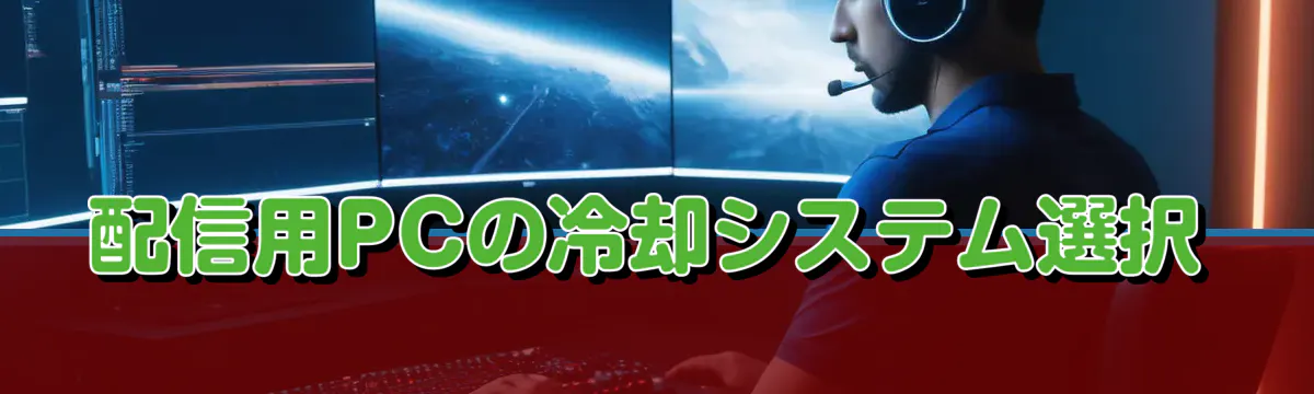 配信用PCの冷却システム選択
