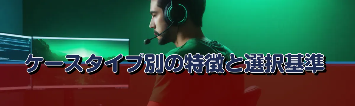 ケースタイプ別の特徴と選択基準
