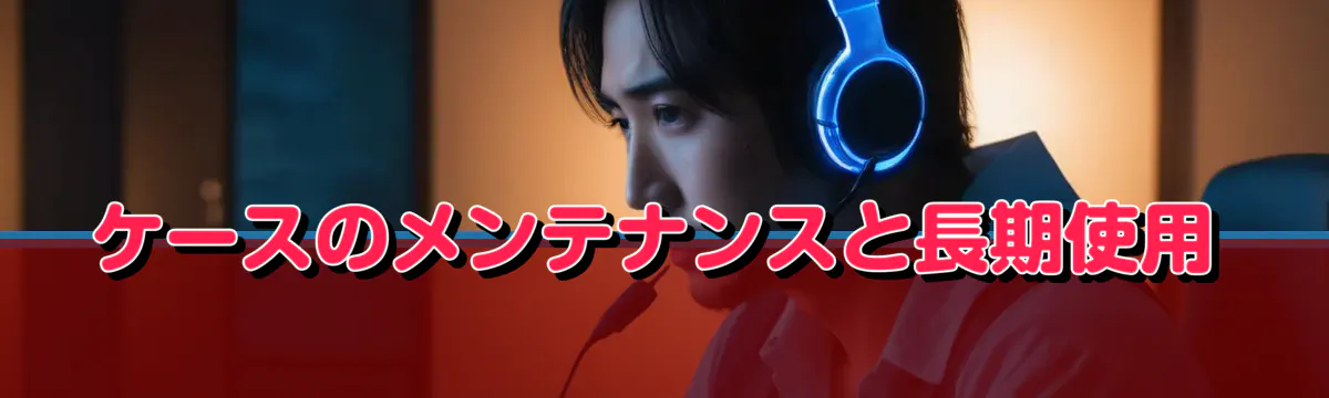 ケースのメンテナンスと長期使用
