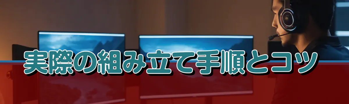 実際の組み立て手順とコツ