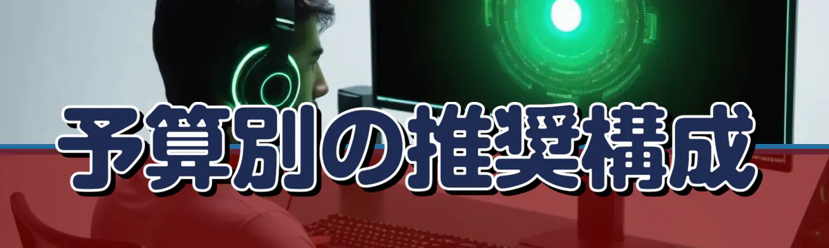 予算別の推奨構成