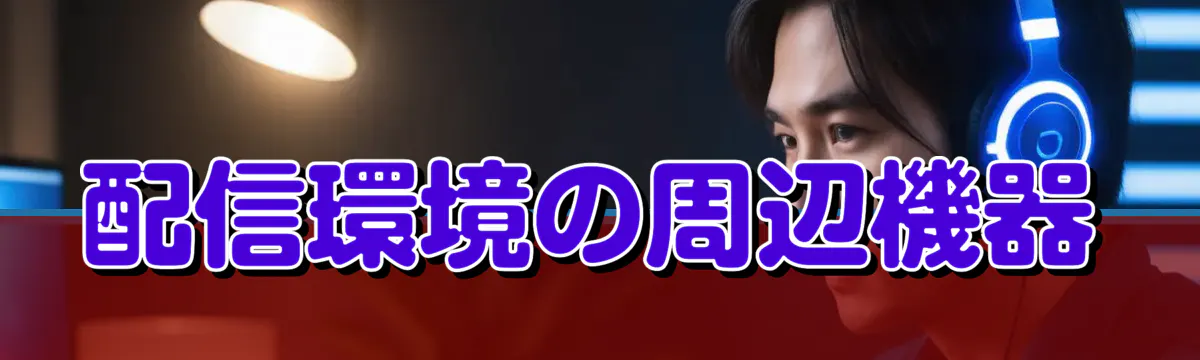 配信環境の周辺機器