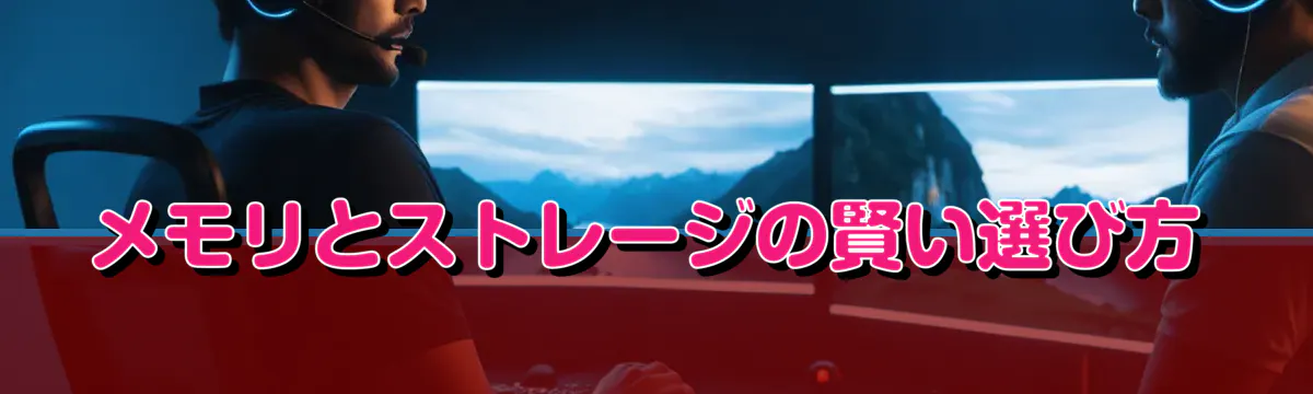 メモリとストレージの賢い選び方