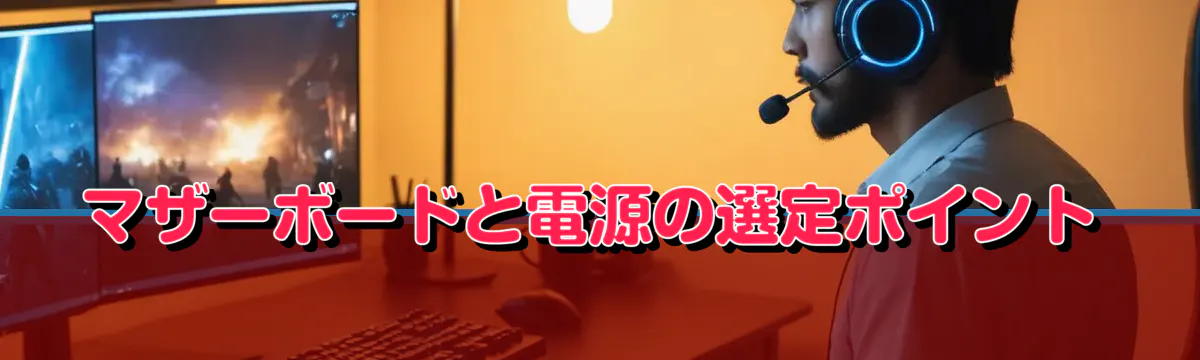 マザーボードと電源の選定ポイント