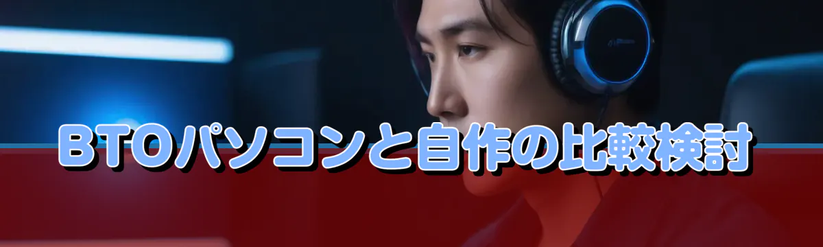 BTOパソコンと自作の比較検討