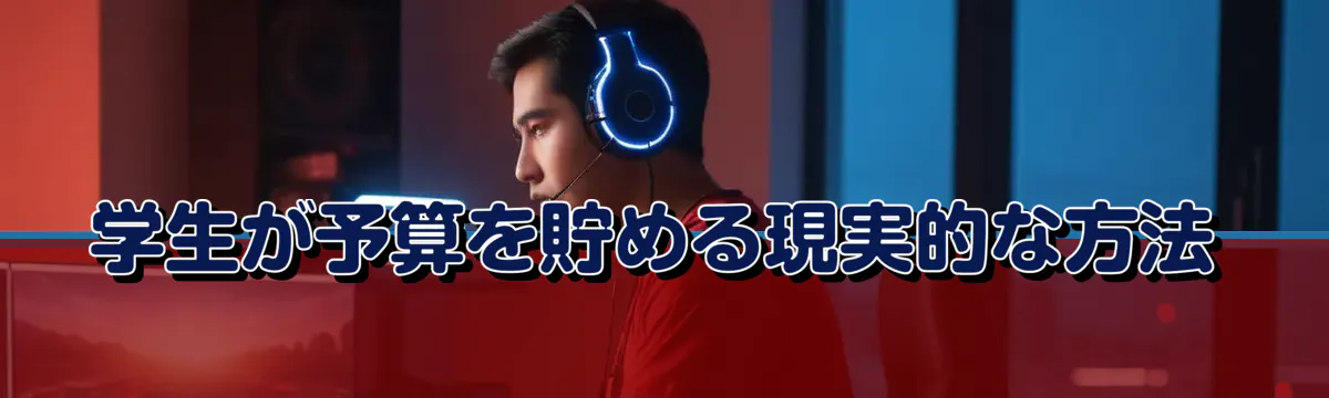 学生が予算を貯める現実的な方法