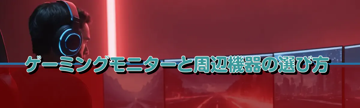 ゲーミングモニターと周辺機器の選び方