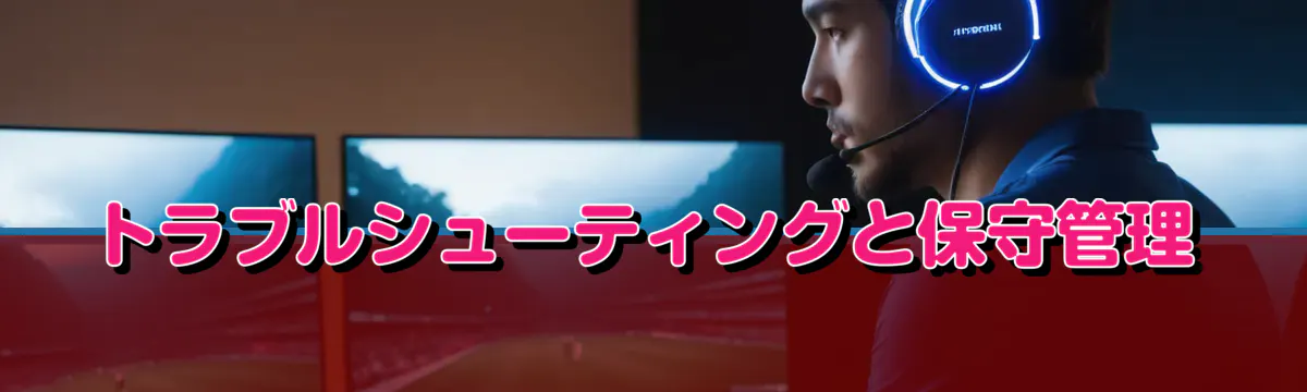 トラブルシューティングと保守管理