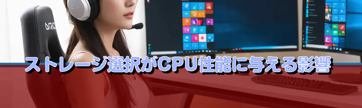 ストレージ選択がCPU性能に与える影響