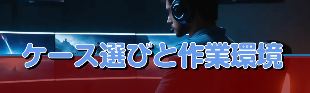 ケース選びと作業環境
