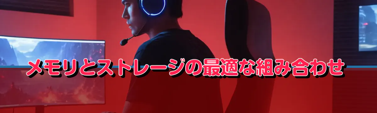 メモリとストレージの最適な組み合わせ
