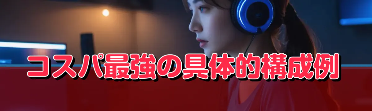 コスパ最強の具体的構成例