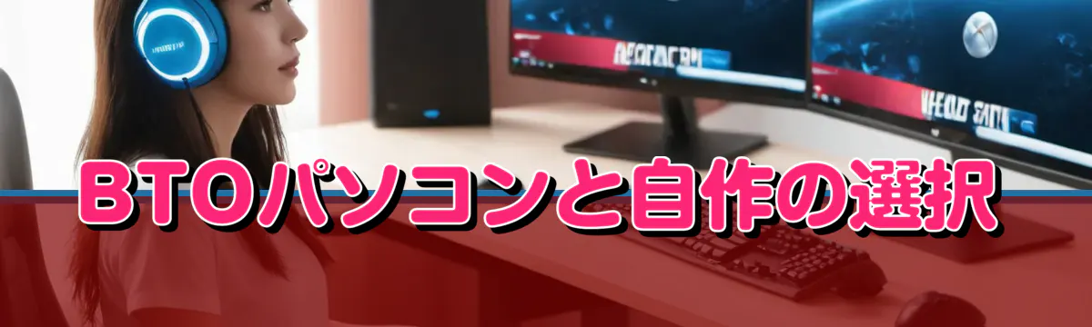 BTOパソコンと自作の選択