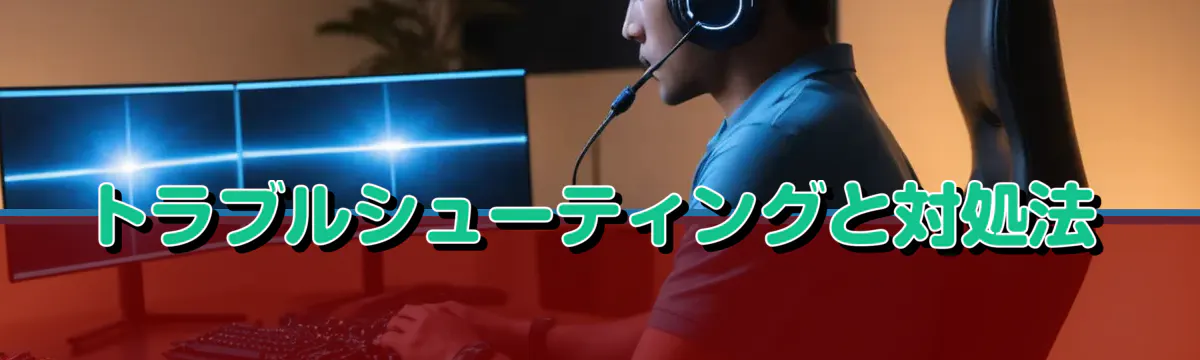 トラブルシューティングと対処法