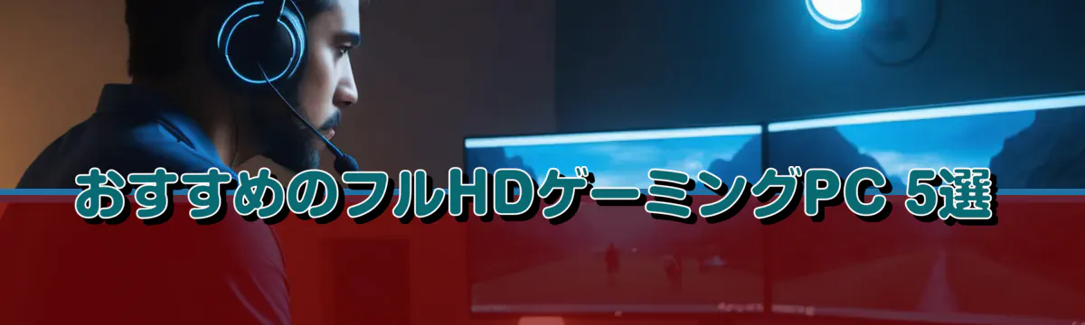 おすすめのフルHDゲーミングPC 5選