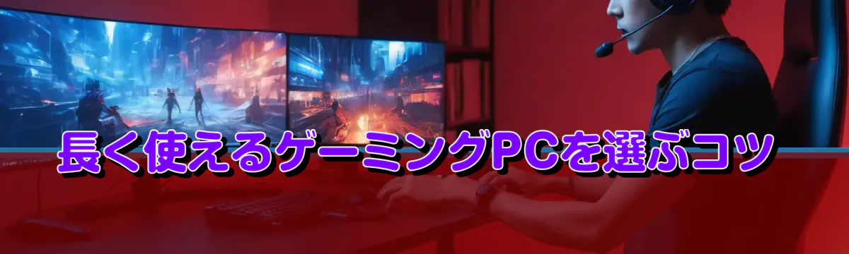 長く使えるゲーミングPCを選ぶコツ