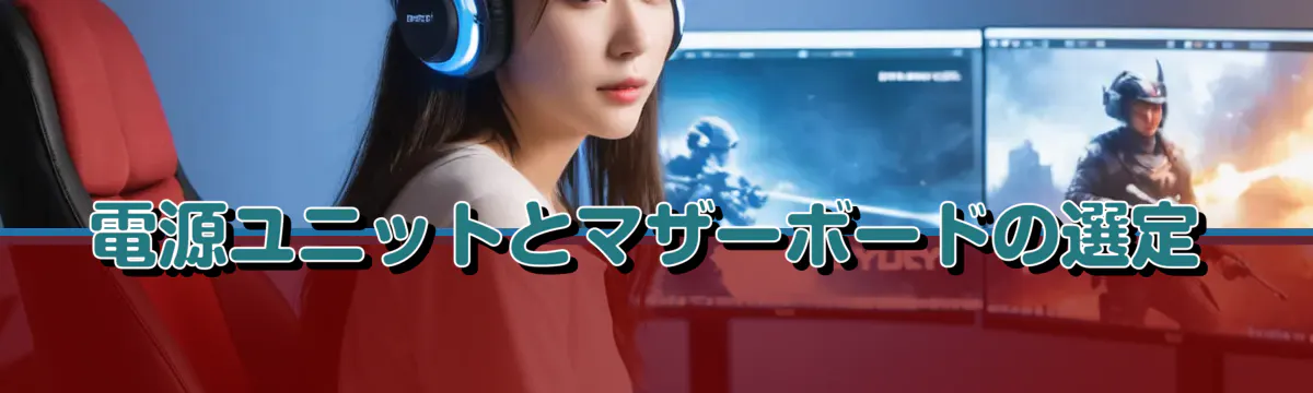 電源ユニットとマザーボードの選定
