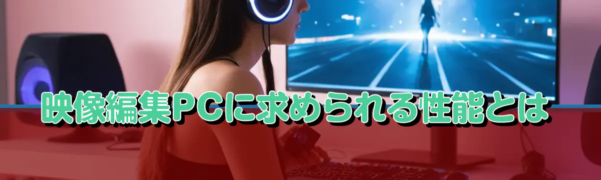 映像編集PCに求められる性能とは