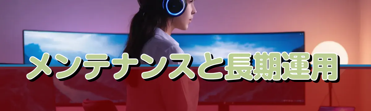 メンテナンスと長期運用