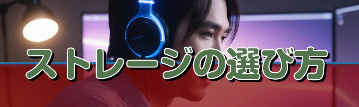 ストレージの選び方