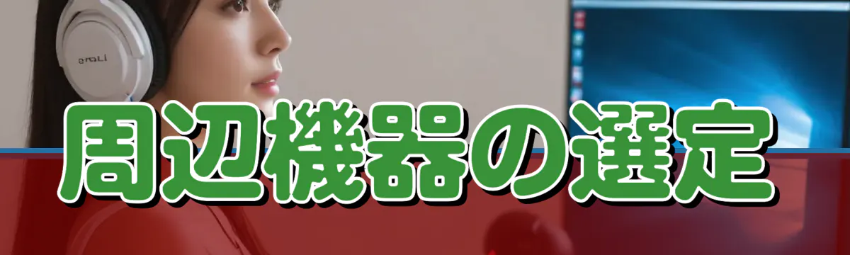 周辺機器の選定