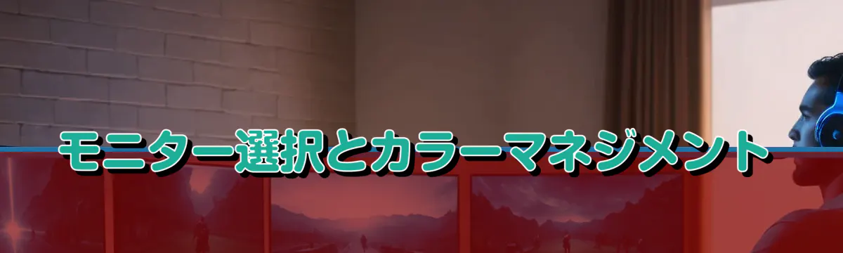 モニター選択とカラーマネジメント