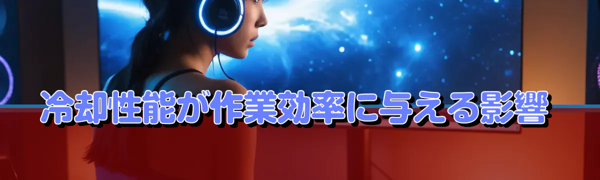 冷却性能が作業効率に与える影響
