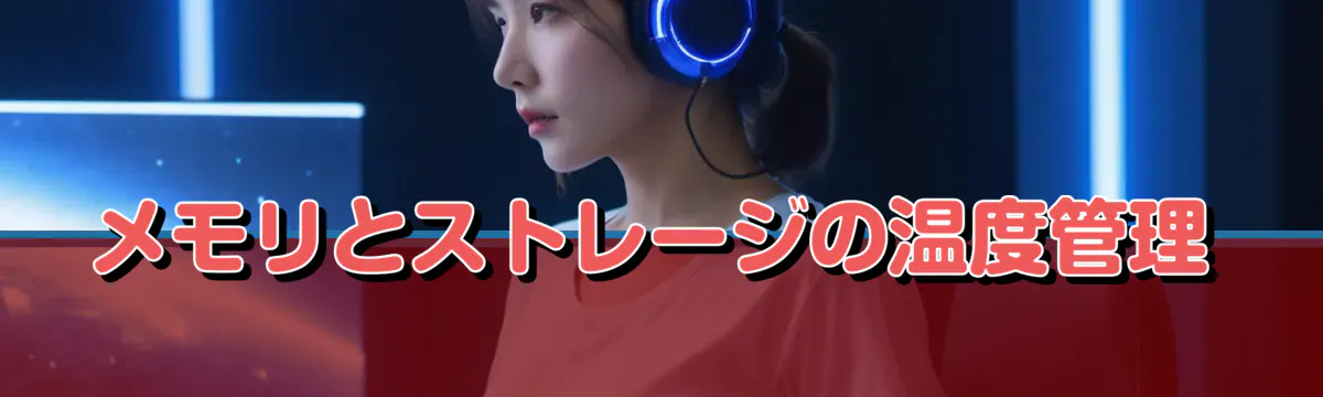 メモリとストレージの温度管理
