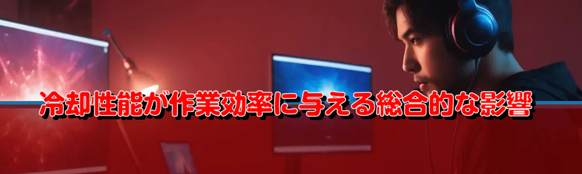 冷却性能が作業効率に与える総合的な影響