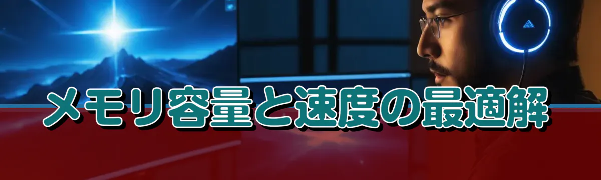メモリ容量と速度の最適解