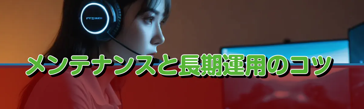 メンテナンスと長期運用のコツ