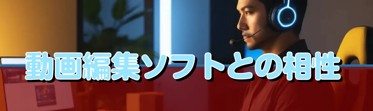 動画編集ソフトとの相性