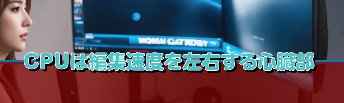 CPUは編集速度を左右する心臓部