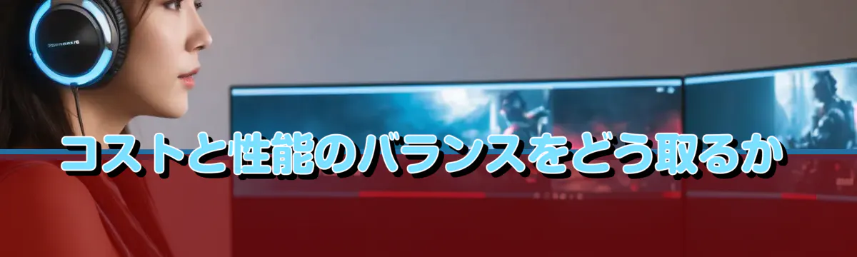 コストと性能のバランスをどう取るか