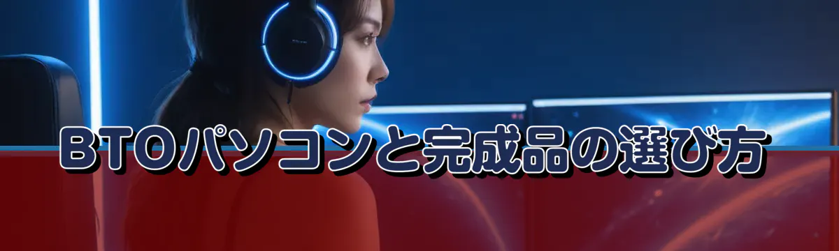 BTOパソコンと完成品の選び方