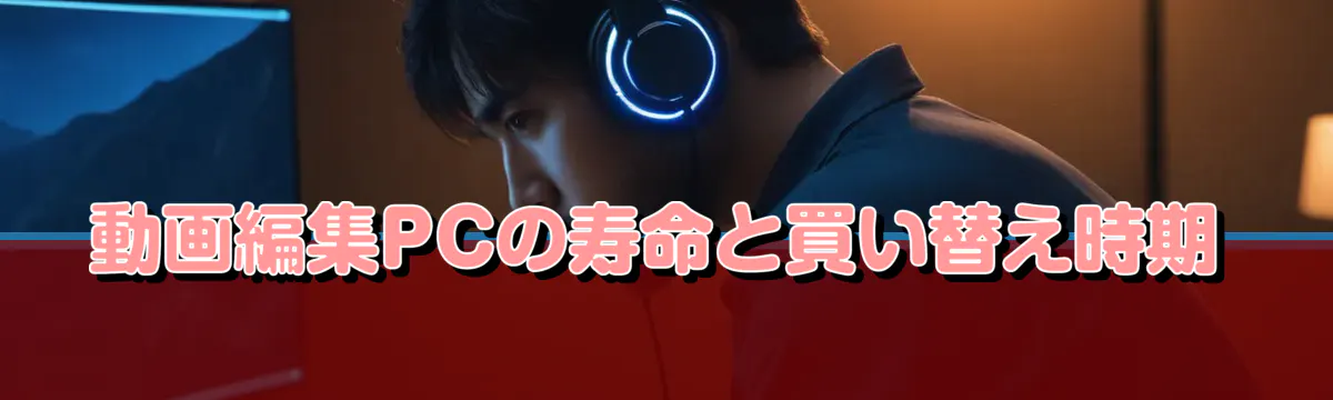 動画編集PCの寿命と買い替え時期