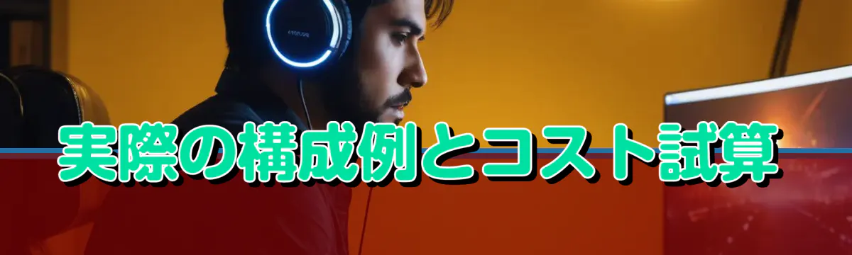 実際の構成例とコスト試算