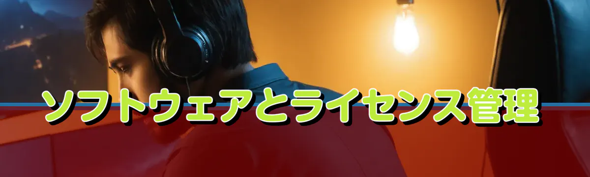 ソフトウェアとライセンス管理