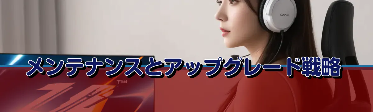 メンテナンスとアップグレード戦略