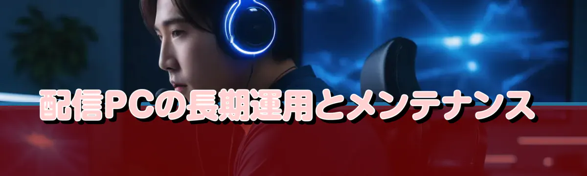 配信PCの長期運用とメンテナンス