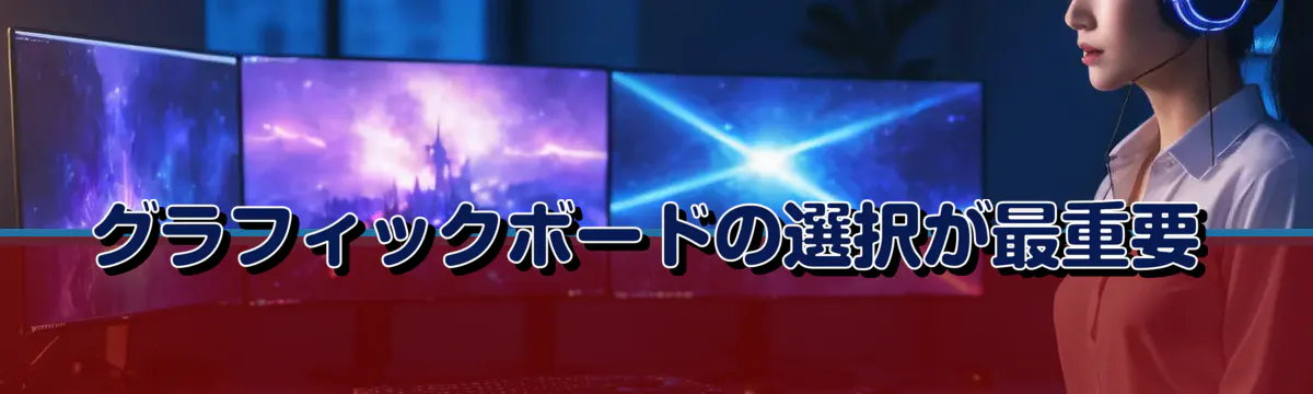グラフィックボードの選択が最重要