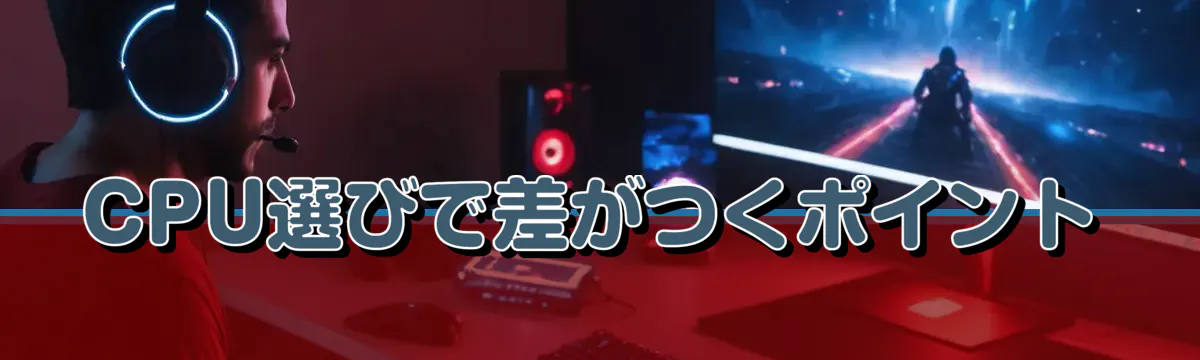 CPU選びで差がつくポイント