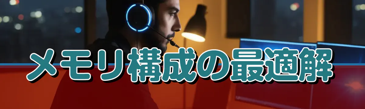 メモリ構成の最適解