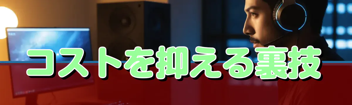 コストを抑える裏技